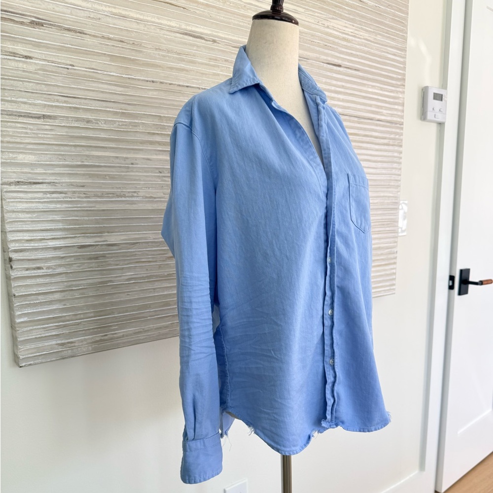 Frank & Eileen blue famous denim Eileen shirt size XS - Picture 2 of 8
